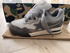 Bape grey shoes