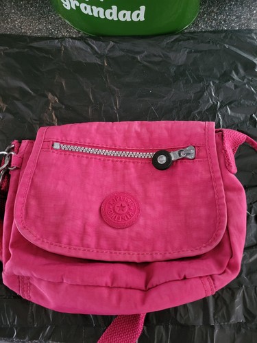 Kipling pink nylon crossbody - pink,