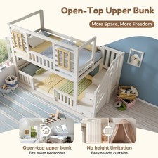 Kids Wooden Bunk Bed Treehouse