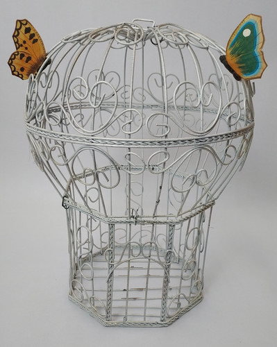 Curly wire decorative bird - wire,