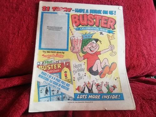 Old comic 1981 may - may., buster