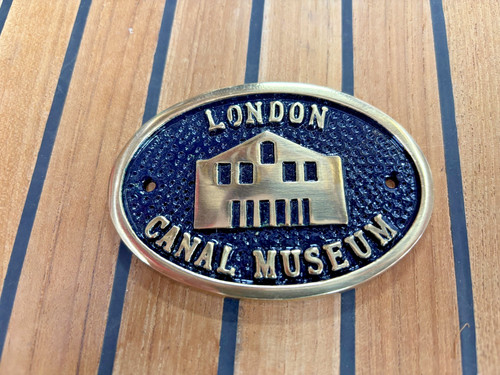London canal museum brass - london,