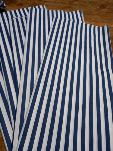 Navy and white - and, stripes