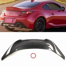 1Pc Carbon Fiber Rear Trunk Spoiler Wing Kit For Subaru BRZ Toyota GR86 22-25 23