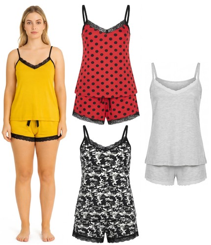 Ladies short pyjama - set, cotton