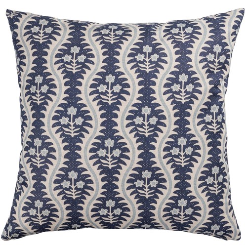 Scalloped floral block print - floral,
