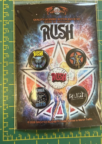 Rush starman logos - logos, button