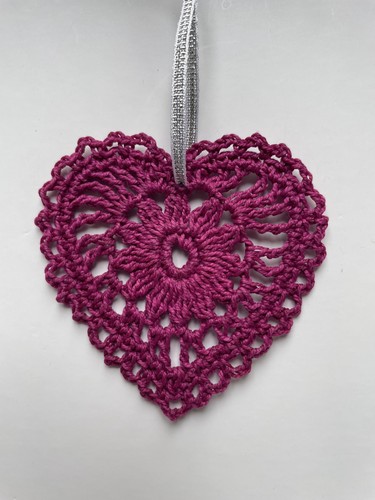 Crocheted heart christmas - heart,