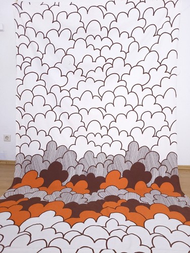 Vintage fabric curtains - curtains, pop