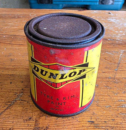 Vintage dunlop tyre - tyre, &