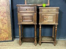 A FINE NEAR PAIR OF FRENCH CHATEAU ANTIQUE SIDE TABLES OR CABINETS
