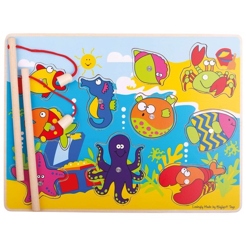 Bigjigs toys wooden magnetic - wooden,
