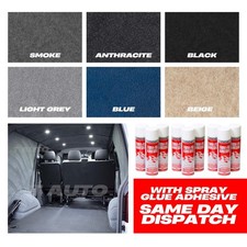 VAN LINING CARPET 4 WAY STRETCH CAMPER CAMPERVAN INTERIOR BOAT MOTORHOME CARAVAN