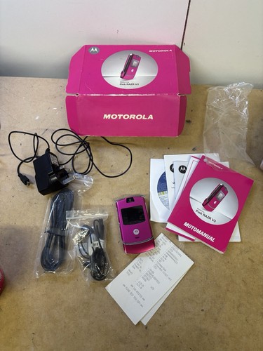 Motorola pink razr - pink, v3