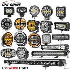 LED Work Light Bar Spot Flood