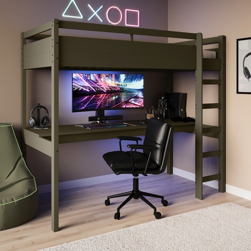 High sleeper loft gaming bed - loft,