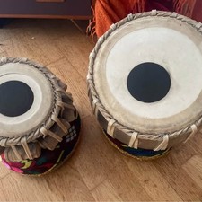 Traditional Indian Tabla Drum 2 Piece Set