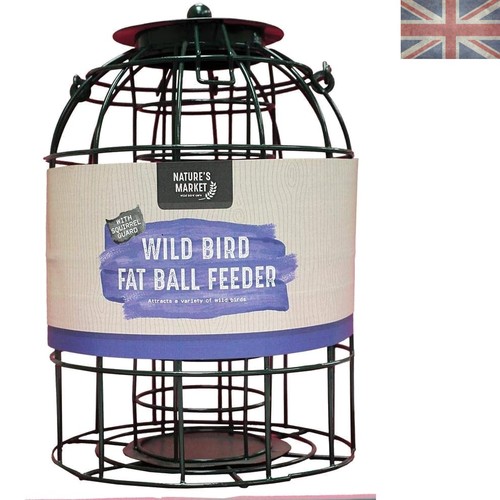 Hanging fat ball feeder - feeder, with