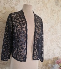 ?Stunning lace navy Jacket size 14 brand new by Sonia Pena?Spanish?RRP£145