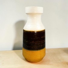 Austrian Pottery Vase Fat Lava