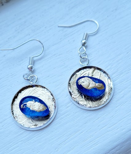 Cobalt blue sea glass - , &