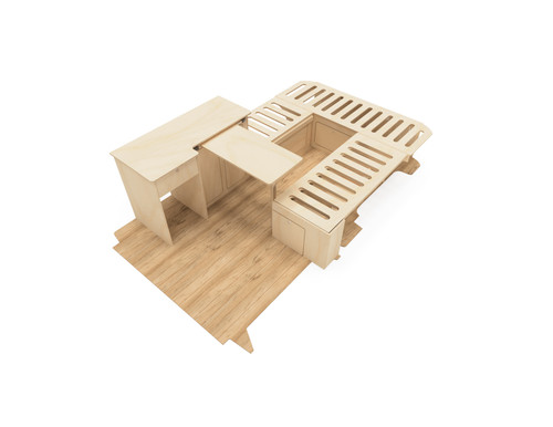 Van furniture plain ply swb - furniture,