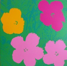 ANDY WARHOL POPPY FLOWERS
