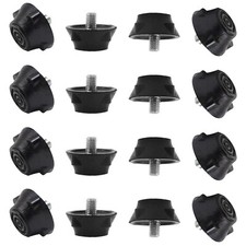 12 Replacement Rubber Football Studs For SG Boots On HG Pitches (Summer Grass)