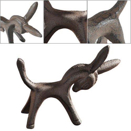 Iron donkey ornament garden - iron,