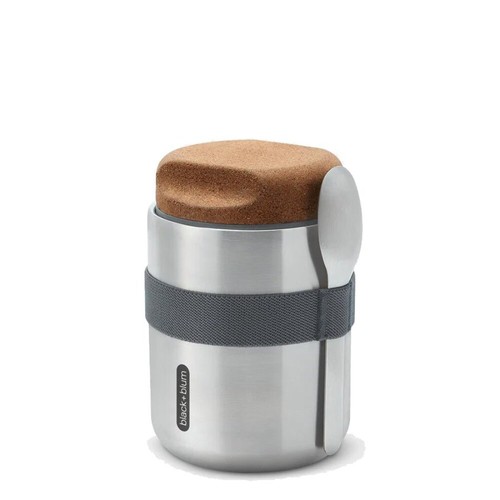 Black blum thermo pot - black, slate