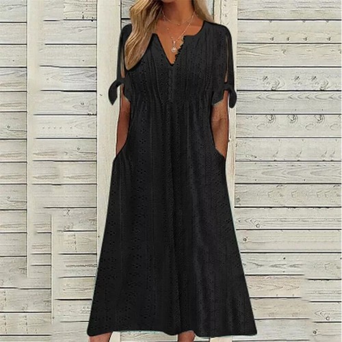 Ladies neck long - v,