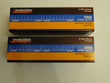 Revolution IWA "Rfnoos" Timber Wagons *2* x  Twin packs Touax Livery