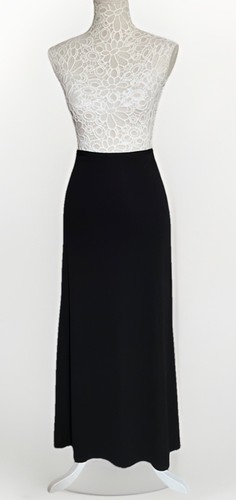 Zara black maxi long skirt - black,