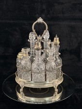 Antique Silver-Plated & Cut