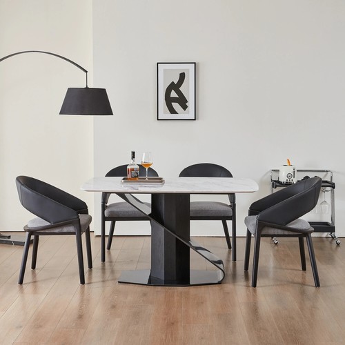 Nature marble dining table - nature,