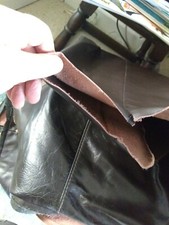 Genuine Soft Italian Style Brown Sofa Leather, 3 Seater, App' 5.7m2 / 6.7kg