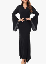 Womens Morticia Addams Dress