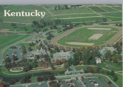 Aerial view kentucky horse - kentucky,