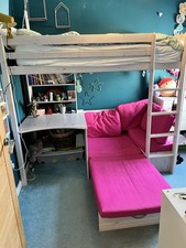 High Single Bed Plus Desk