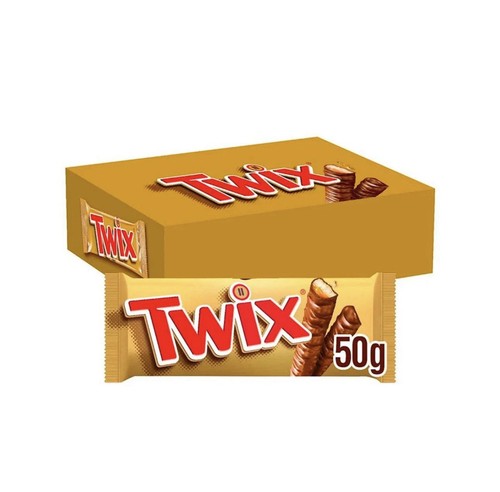 Twix twin chocolate bar - chocolate, 50g