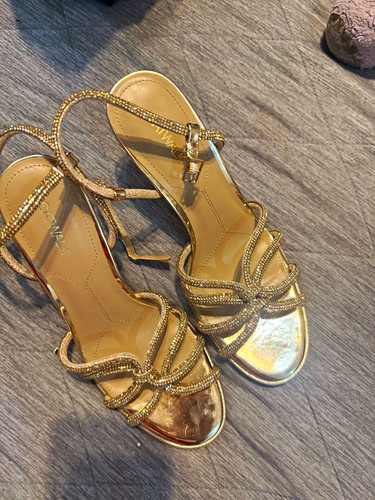 Catwalk gold rhinestone - gold,