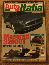 Auto Italia Nov 1998 #27 Alfa