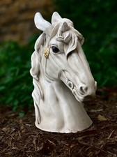 Unique horse head figurine