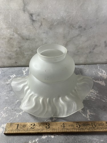 Antique frosted glass lamp - antique,