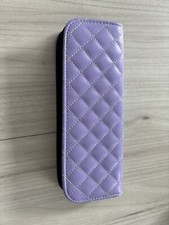 Hairdressing Scissor Pouch Professional Quilted Purple