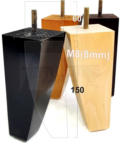 Wooden square furniture - 4x,