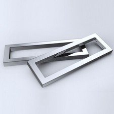 Bathroom Wash Basin Shelf Bracket Stainless Steel Wall Hung Heavy Duty 450x150mm