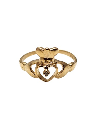 14k yellow gold diamond - 14k,