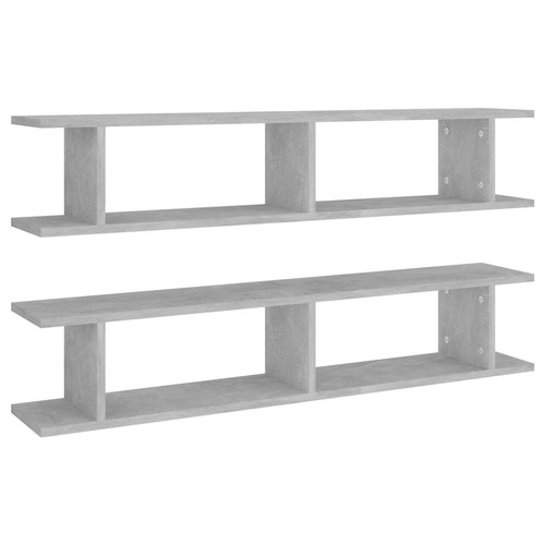 Wall shelf - 2x, wall-mounted