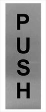 PUSH PULL Door Signs Vertical